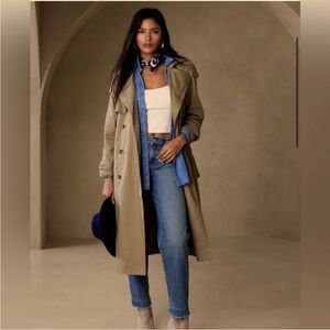 NWT Banana Republic Class Twill Trench XSP